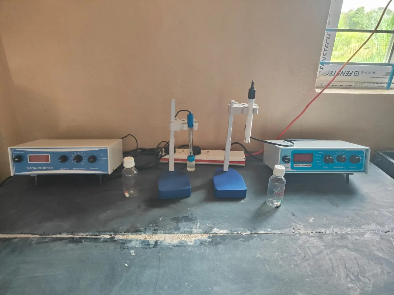 Digital pH and TDS meters